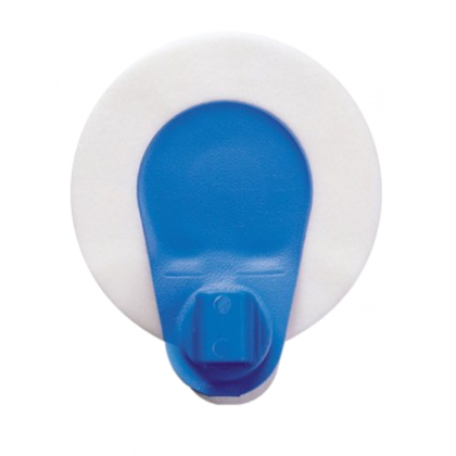 Electrodes ECG rondes à pontet Blue Sensor M-00-A/50 Ambu - connecteur excentré en laiton (lot de 1000)