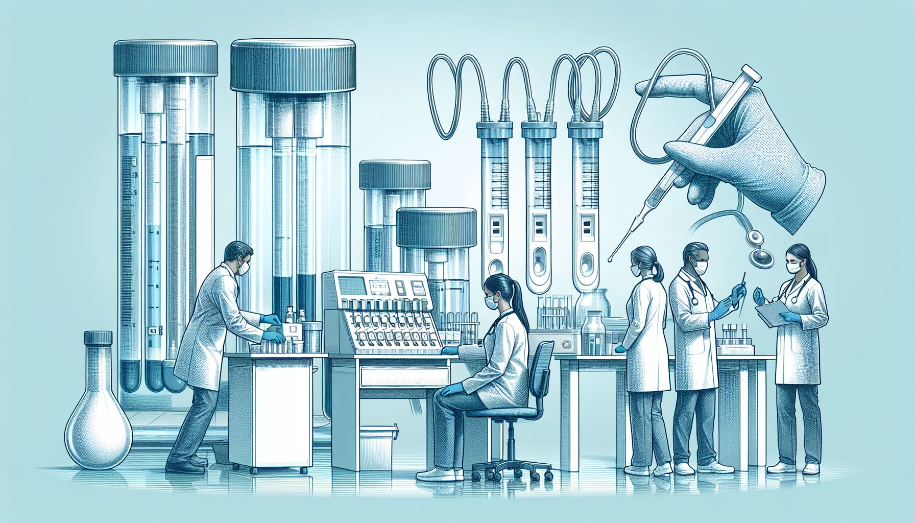 Image représentant divers kits de test médicaux