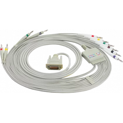 Câble ECG à pression pour ECG Edan SE-1202 et ISE-1210