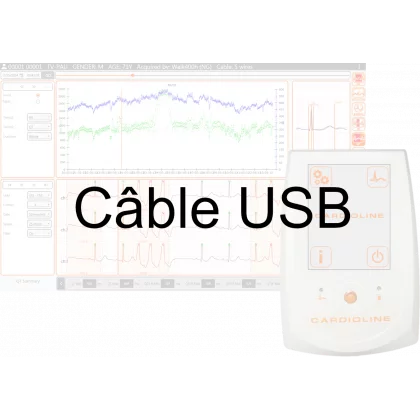 Câble USB pour Walk400h et ClickHolter NG