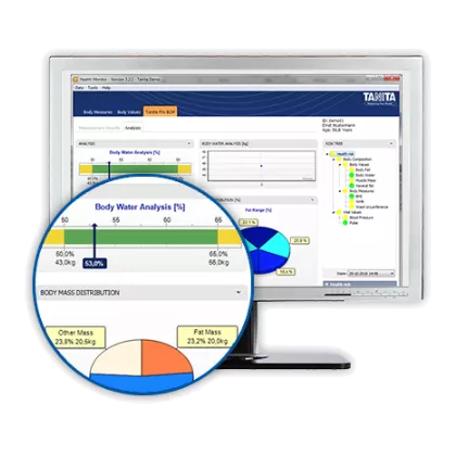 Logiciel PC de gestion des données Tanita GMON PRO 3.1